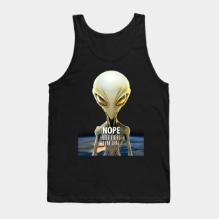 Alien: Nope, Been There Done That! (on a Dark Background) Tank Top